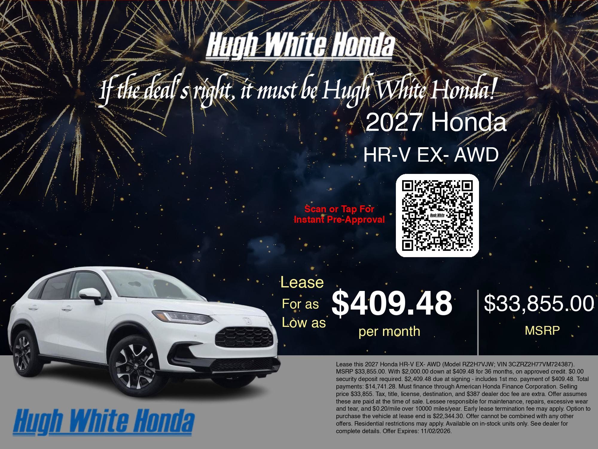 New 2027 Honda HR-V EX-L image 33
