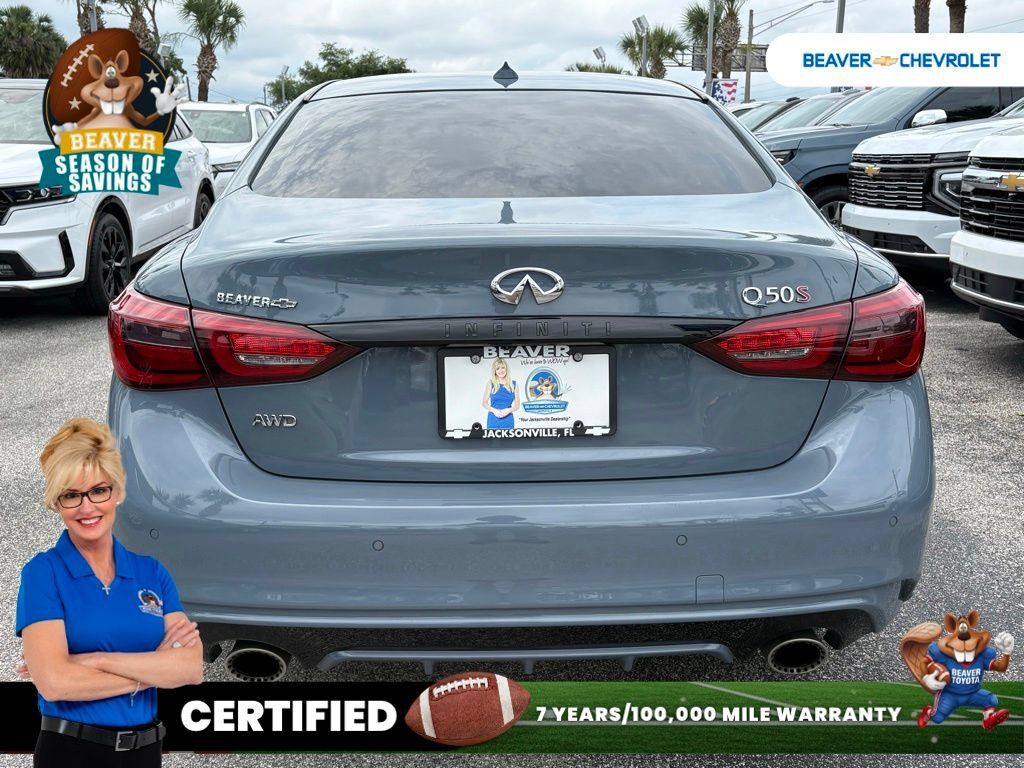 Used 2023 INFINITI Q50 Red Sport 400 AWD/4WD image 6