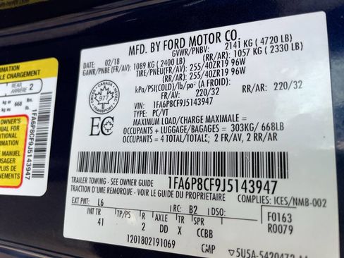 Used 2018 Ford Mustang GT Premium w/ Black Accent Package image 46