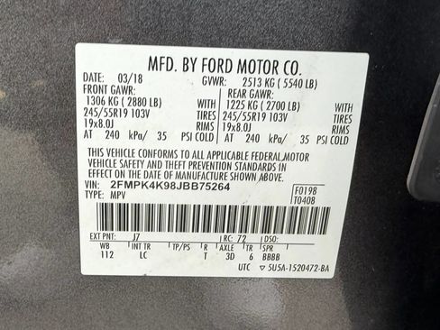 Used 2018 Ford Edge Titanium AWD/4WD image 63