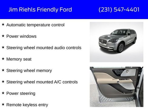 Used 2023 Lincoln Aviator Reserve w/ Equipment Group 201A AWD/4WD image 24