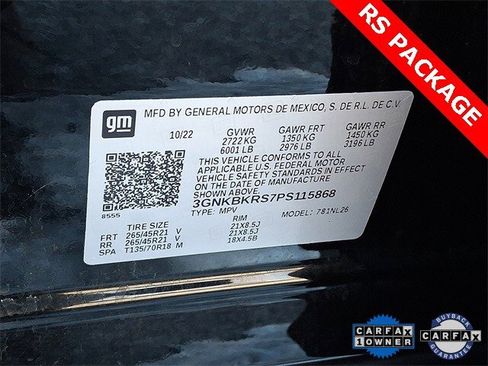 Used 2023 Chevrolet Blazer RS w/ Driver Confidence II Package image 25