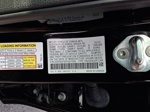 Used 2023 Honda Civic Sport image 27