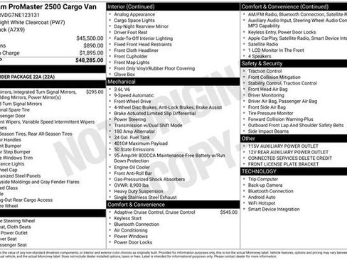 Used 2022 RAM ProMaster 2500 image 7