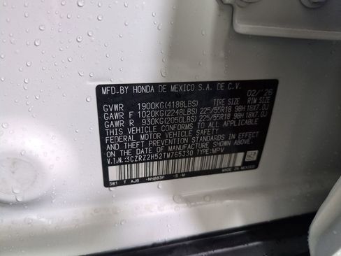 New 2026 Honda HR-V Sport image 28