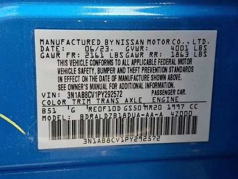 Certified 2023 Nissan Sentra SV FWD image 26