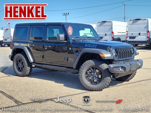Used 2025 Jeep Wrangler Unlimited Sport S 4xe AWD/4WD image 1