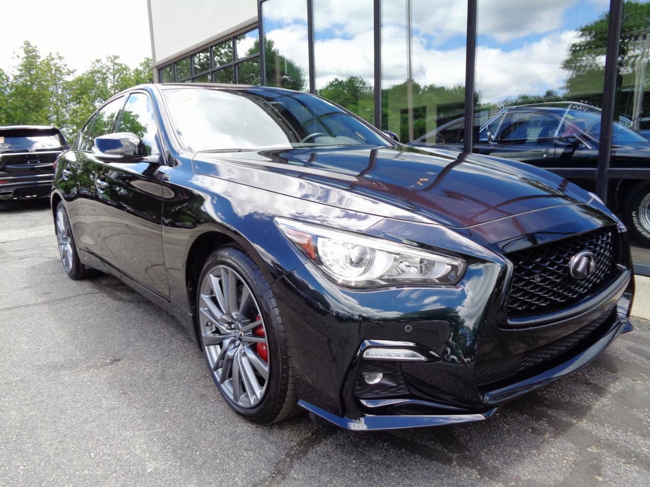 Used 2023 INFINITI Q50 Red Sport 400 w/ Black Opal Edition AWD/4WD image 3