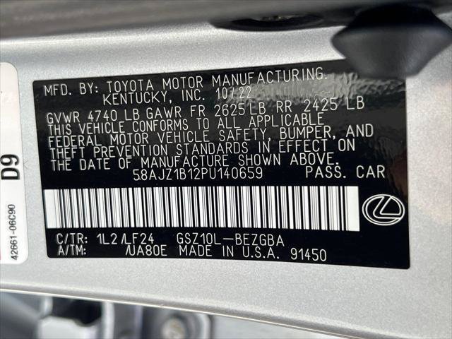Certified 2023 Lexus ES 350 F Sport FWD image 34
