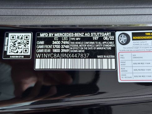 Used 2022 Mercedes-Benz G 63 AMG Squared image 58