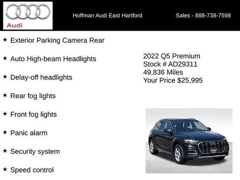 Used 2022 Audi Q5 2.0T Premium AWD/4WD image 30