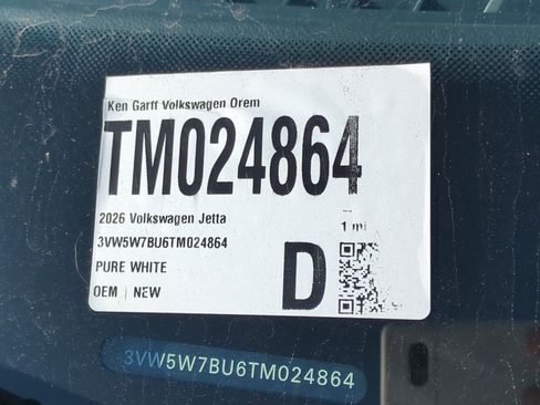 New 2026 Volkswagen Jetta S image 19