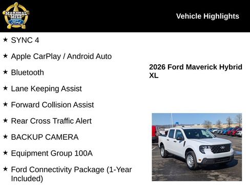New 2026 Ford Maverick XL FWD image 2