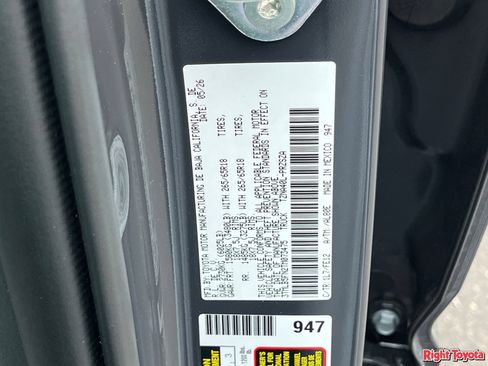 Certified 2026 Toyota Tacoma TRD Sport RWD image 33