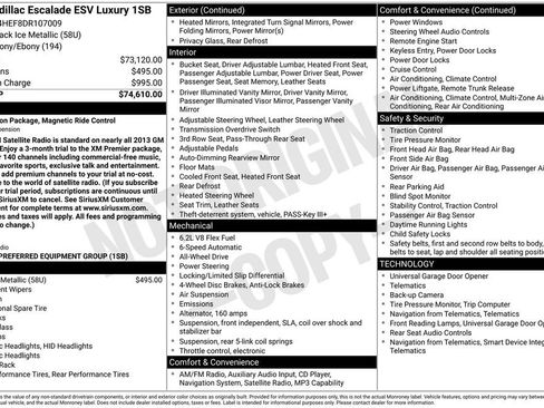 Used 2013 Cadillac Escalade ESV Luxury image 2