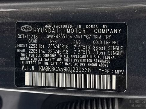 Used 2019 Hyundai Kona Limited AWD/4WD image 38