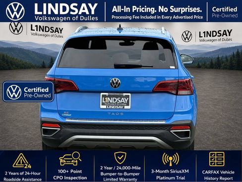 Used 2023 Volkswagen Taos SE w/ Panoramic Sunroof Package FWD image 6