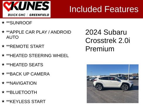 Used 2024 Subaru Crosstrek 2.0i Premium image 2