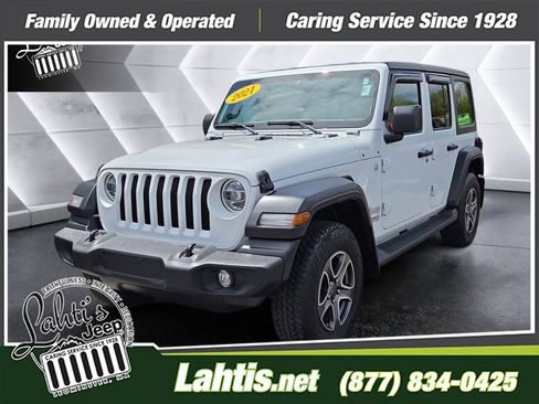 Certified 2021 Jeep Wrangler Unlimited Sport AWD/4WD image 1