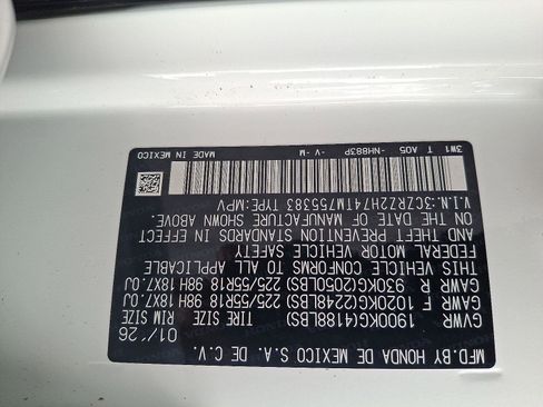 New 2026 Honda HR-V EX-L image 10