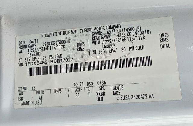 Used 2011 Ford E-450 and Econoline 450 Super Duty RWD image 30