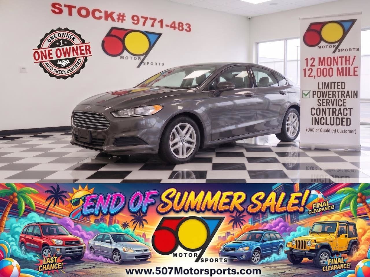 Used 2014 Ford Fusion SE FWD image 1