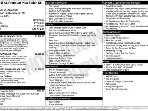 Used 2022 Audi A6 Premium Plus w/ Premium Plus Package image 6