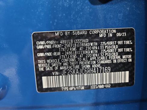 Certified 2024 Subaru Forester Wilderness AWD/4WD image 32