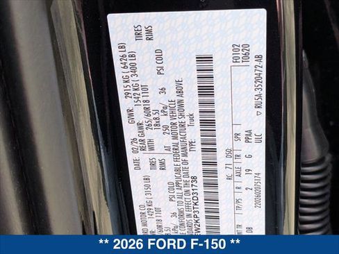 New 2026 Ford F150 STX image 21
