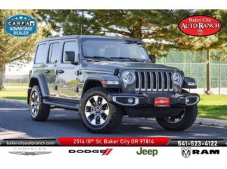 Used 2021 Jeep Wrangler Unlimited Sahara w/ Uconnect 4C Nav & Sound Group image 1