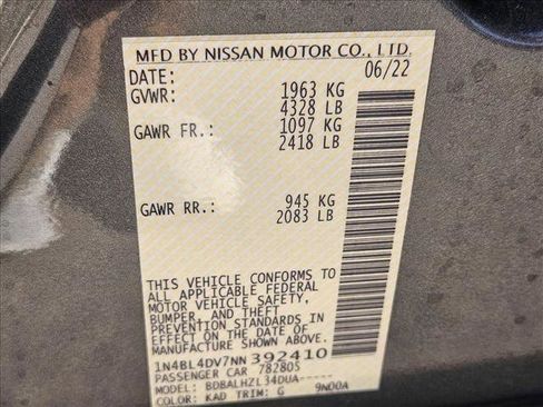 Used 2022 Nissan Altima 2.5 SV image 24