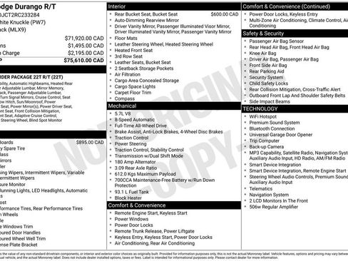 Used 2024 Dodge Durango R/T AWD/4WD image 10
