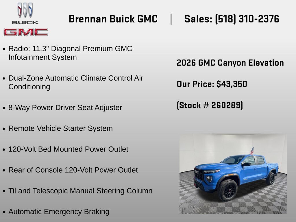 New 2026 GMC Canyon Elevation w/ Convenience Package AWD/4WD image 24