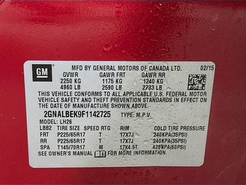 Used 2015 Chevrolet Equinox LT w/ Driver Convenience Package image 31