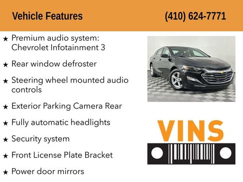 Used 2025 Chevrolet Malibu LS w/ LPO, Floor Liner Package image 5