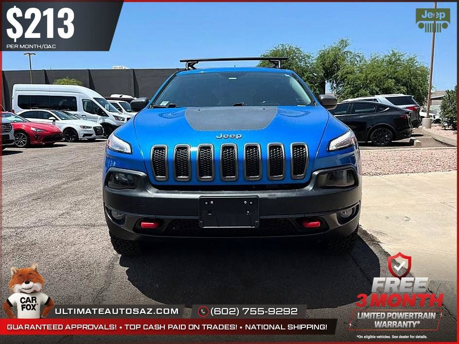 Used 2017 Jeep Cherokee Trailhawk w/ Comfort/Convenience Group AWD/4WD image 6