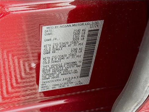 Certified 2025 Nissan Murano SL AWD/4WD image 34