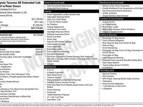 Used 2022 Toyota Tacoma SR RWD image 11
