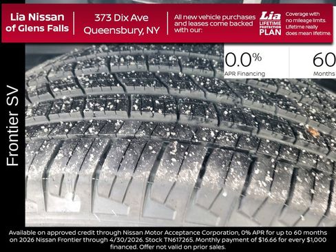 New 2026 Nissan Frontier SV w/ SV Convenience Package AWD/4WD image 12
