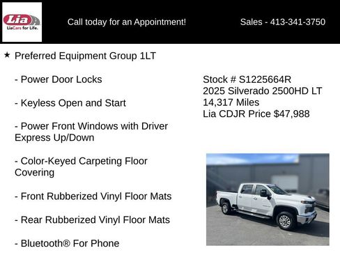 Used 2025 Chevrolet Silverado 2500 LT w/ Convenience Package AWD/4WD image 11