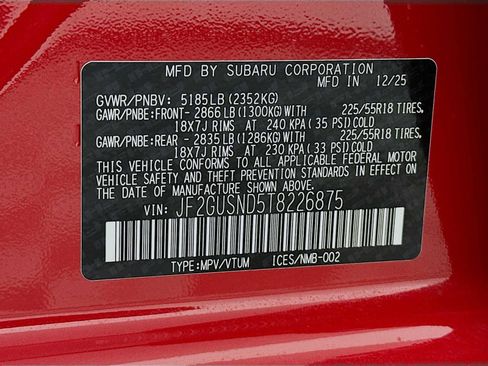 Used 2026 Subaru Crosstrek 2.5i Limited image 30