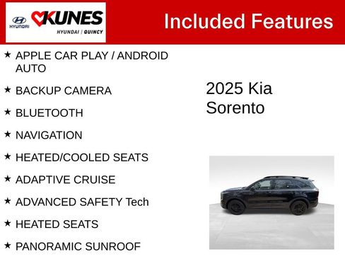 Used 2025 Kia Sorento SX Prestige w/ Olive Brown Leather Package AWD/4WD image 2