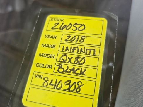 Used 2018 INFINITI QX80 2WD w/ Driver Assistance Package image 90