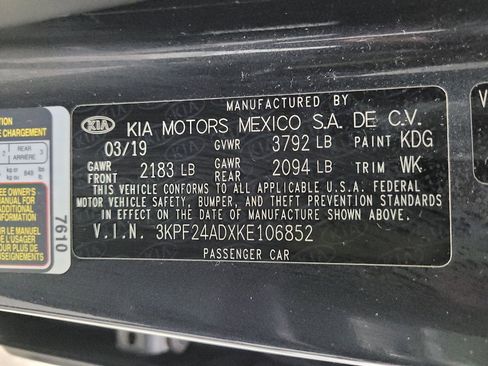 Used 2019 Kia Forte LXS FWD image 33