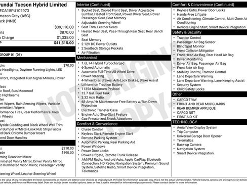 Used 2023 Hyundai Tucson Limited AWD/4WD image 5
