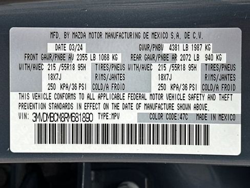 Used 2024 MAZDA CX-30 AWD 2.5 S w/ Preferred Package image 34