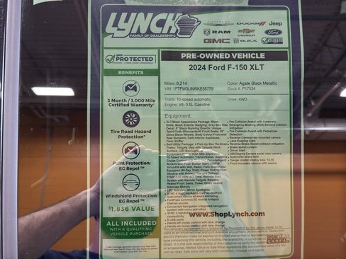 Used 2024 Ford F150 XLT w/ Equipment Group 302A MID AWD/4WD image 40