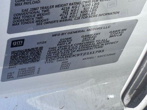 Used 2026 Chevrolet Silverado 1500 Custom RWD image 11