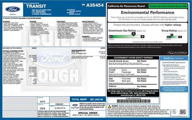Used 2025 Ford Transit 250 Low Roof w/ Exterior Upgrade Package RWD image 4