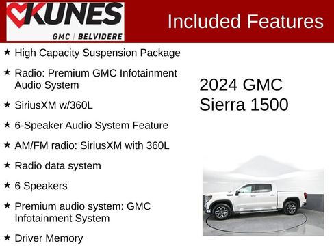 Used 2024 GMC Sierra 1500 SLT w/ SLT Premium Package AWD/4WD image 2